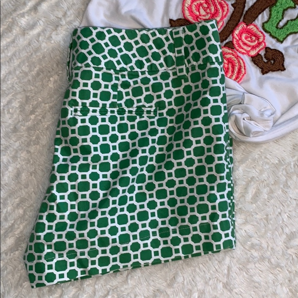 Banana Republic Ryan fit green & white pattern - Picture 4 of 8